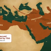 Umayyad Caliphate by 750 CE