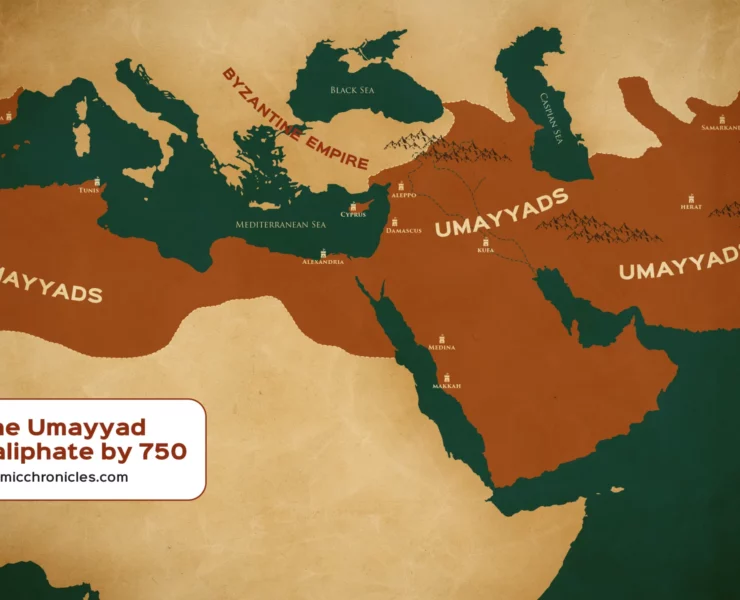 Umayyad Caliphate by 750 CE